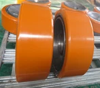 5" X 2" poliuretan na aluminijastem kolesu